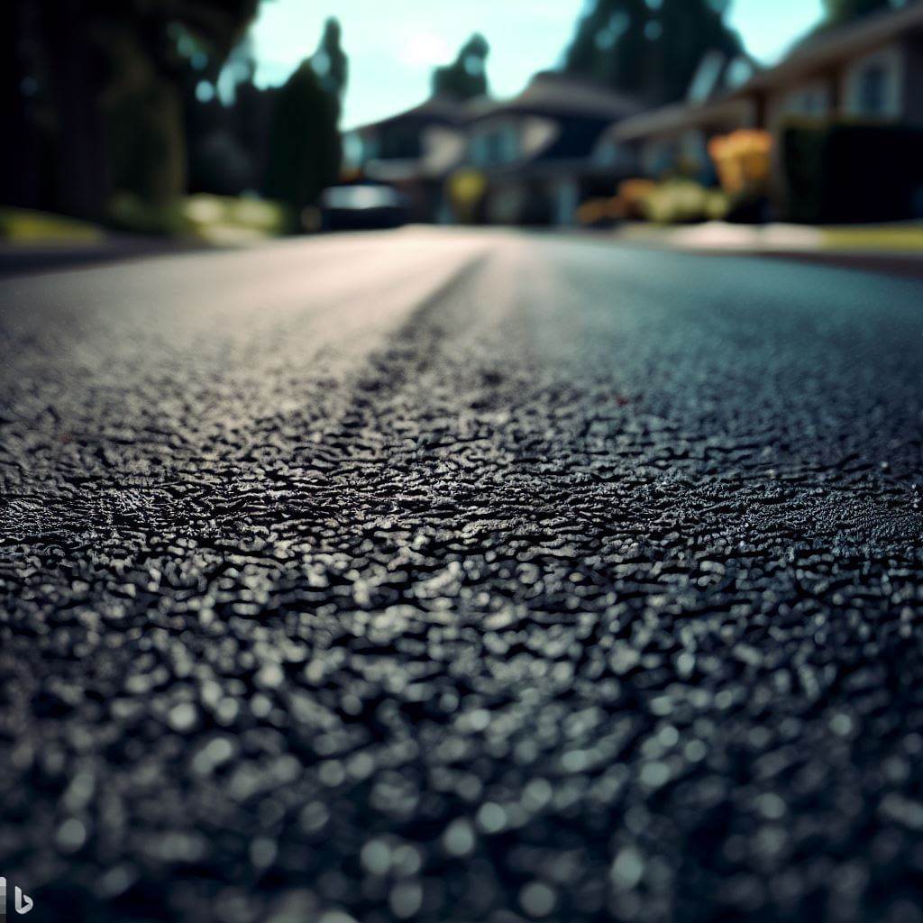 tarmac on home driveway